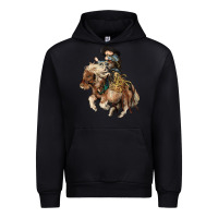 Black Midilli little Cowboy kid rodeo Urban Hoodie - HowdyJamesFarm