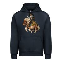 Navy Midilli little Cowboy kid rodeo Urban Hoodie - HowdyJamesFarm