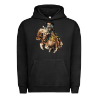 Pigment Black Midilli little Cowboy kid rodeo Urban Hoodie - HowdyJamesFarm