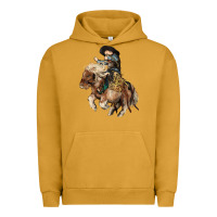 Pigment Peanut Butter Midilli little Cowboy kid rodeo Urban Hoodie - HowdyJamesFarm