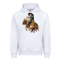White Midilli little Cowboy kid rodeo Urban Hoodie - HowdyJamesFarm