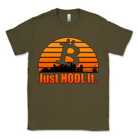 Army Green just hodl it new orleans skyline retro sunset Classic Tee - Jasminsmagicworld