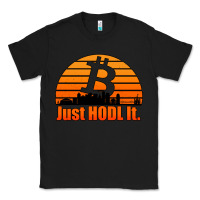 Black just hodl it new orleans skyline retro sunset Classic Tee - Jasminsmagicworld
