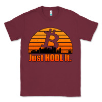 Burgundy just hodl it new orleans skyline retro sunset Classic Tee - Jasminsmagicworld
