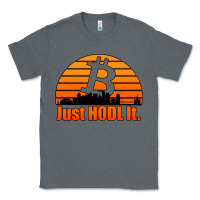 Charcoal Heather just hodl it new orleans skyline retro sunset Classic Tee - Jasminsmagicworld