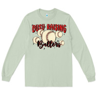 Matcha busy raising ballers Long Sleeve Tee - MaliasSmallBusiness