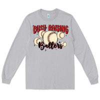 Moon Dust busy raising ballers Long Sleeve Tee - MaliasSmallBusiness