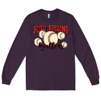 Plum busy raising ballers Long Sleeve Tee - MaliasSmallBusiness