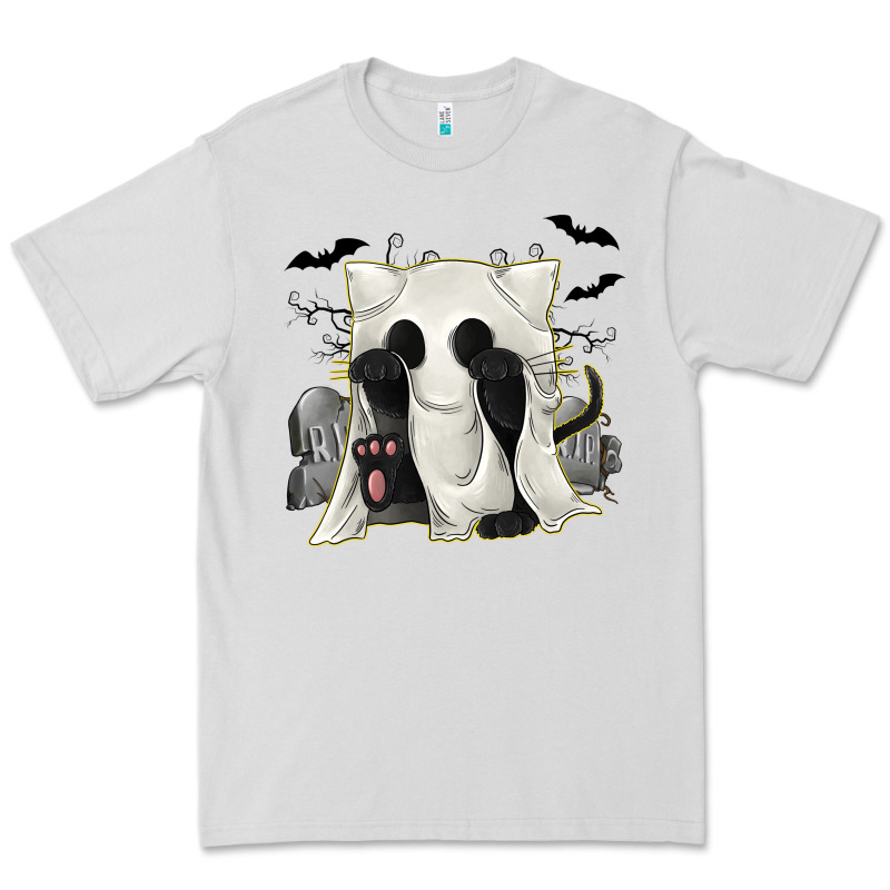 Ghost Cat Premium Tee by texasbilliewilder | Teevron