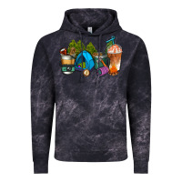 Cloud Black camp coffee cups ado Vintage Hoodie - AdoDesignShop