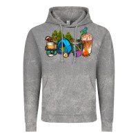 Cloud Rock camp coffee cups ado Vintage Hoodie - AdoDesignShop