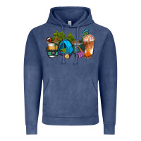 Vintage Denim camp coffee cups ado Vintage Hoodie - AdoDesignShop