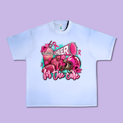 Cheer For The Cure Urban Heavy Tee Designed By Adodesignshop