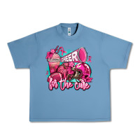 Pebble Blue cheer for the cure Urban Heavy Tee - AdoDesignShop