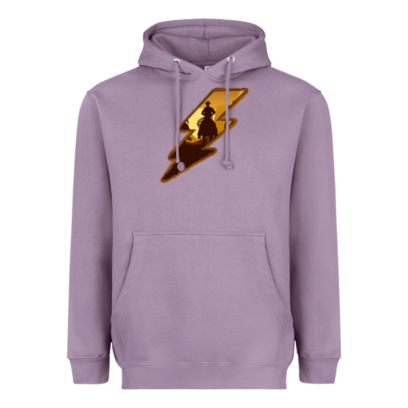 Cowboy Sunset Lightning Heavyweight Hoodie by Bettercallsaul | Teevron