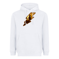 White Cowboy Sunset Lightning Heavyweight Hoodie - Bettercallsaul
