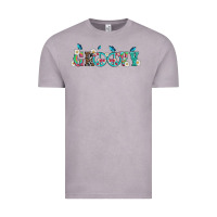 Vintage Zinc groovy with peace  sign flowers Vintage Tee - Artiststas