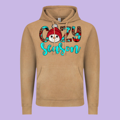 Cozy Season Vintage Hoodie Designed By Jahusdesignshop