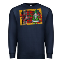 Navy Christmas Ho Ho Ho Premium Sweatshirt - Bettercallsaul