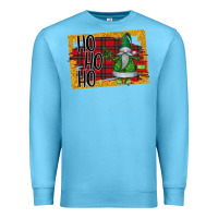 Ocean Blue Christmas Ho Ho Ho Premium Sweatshirt - Bettercallsaul