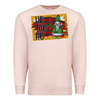 Pale Pink Christmas Ho Ho Ho Premium Sweatshirt - Bettercallsaul