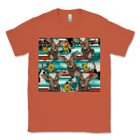 Copper western horseshoe sunflower brown cow Classic Tee - BarkalooDesign