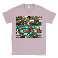 Lilac western horseshoe sunflower brown cow Classic Tee - BarkalooDesign