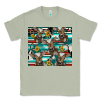 Matcha western horseshoe sunflower brown cow Classic Tee - BarkalooDesign