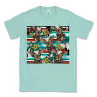 Seafoam western horseshoe sunflower brown cow Classic Tee - BarkalooDesign