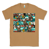 Western Horseshoe Sunflower Brown Cow Classic Tee | Teevron