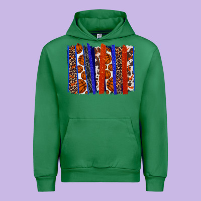 Basketball Brushstroke Urban Hoodie Designed By Howdyjamesfarm