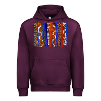 Mauve Wine Basketball brushstroke Urban Hoodie - HowdyJamesFarm