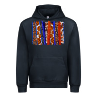 Navy Basketball brushstroke Urban Hoodie - HowdyJamesFarm
