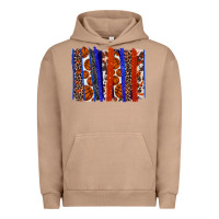 Pigment Burro Basketball brushstroke Urban Hoodie - HowdyJamesFarm
