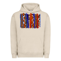 Pigment French Oak Basketball brushstroke Urban Hoodie - HowdyJamesFarm