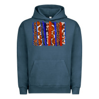 Pigment Midnight Navy Basketball brushstroke Urban Hoodie - HowdyJamesFarm