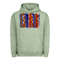 Pigment Oil Green Basketball brushstroke Urban Hoodie - HowdyJamesFarm