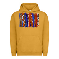 Pigment Peanut Butter Basketball brushstroke Urban Hoodie - HowdyJamesFarm