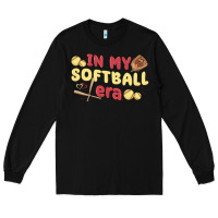 Black in my softball era Long Sleeve Tee - MaliasSmallBusiness