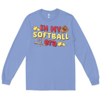 Colony Blue in my softball era Long Sleeve Tee - MaliasSmallBusiness
