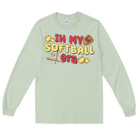 Matcha in my softball era Long Sleeve Tee - MaliasSmallBusiness