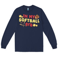 Navy in my softball era Long Sleeve Tee - MaliasSmallBusiness