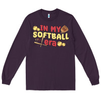 Plum in my softball era Long Sleeve Tee - MaliasSmallBusiness