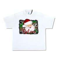 White believe santa Urban Heavy Tee - AdoDesignShop