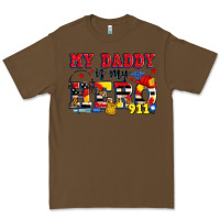 Cacao my daddy is my hero dispatcher Premium Tee - Zillion Design Studio