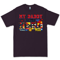 Plum my daddy is my hero dispatcher Premium Tee - Zillion Design Studio
