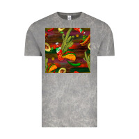 Cloud Rock mexican food seamless pattern Vintage Tee - BundleAndBundleShop