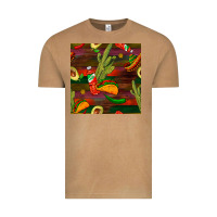 Vintage Camel mexican food seamless pattern Vintage Tee - BundleAndBundleShop