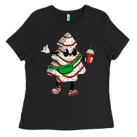Black little debbie christmas tree cakes Ladies Tee - Zillion Design Studio