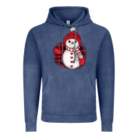 Vintage Denim christmas snowman Vintage Hoodie - JahusDesignShop
